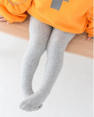 Kids Toddler 1Y-8Y Girls Pack of 4 Cable Knit Cotton Pantyhose Leggings